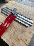Complete Bull Float Kit - 3x Handles - Pitch Control - 1200 x 200 Aluminium Blade