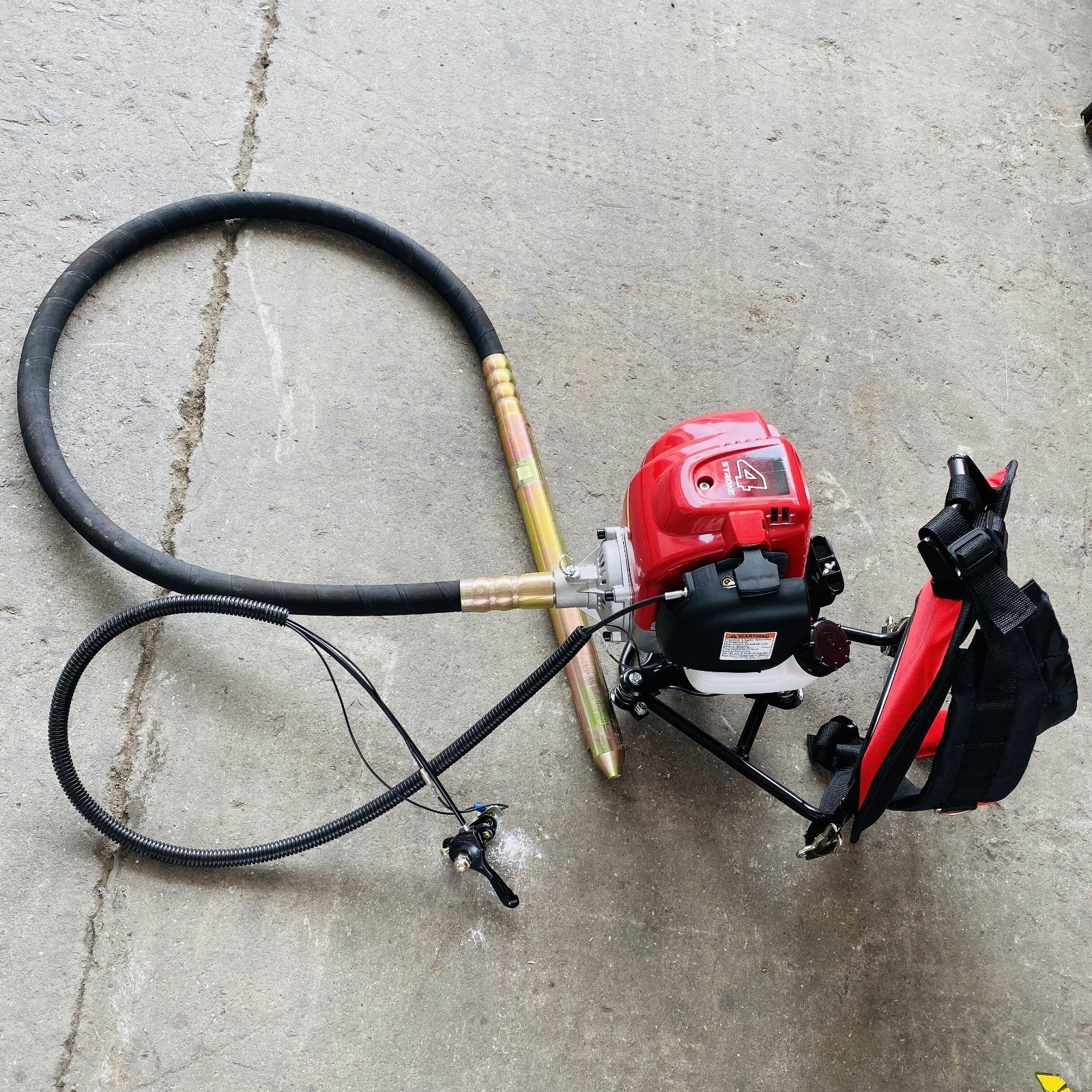Back Pack Concrete Vibrating Petrol Poker