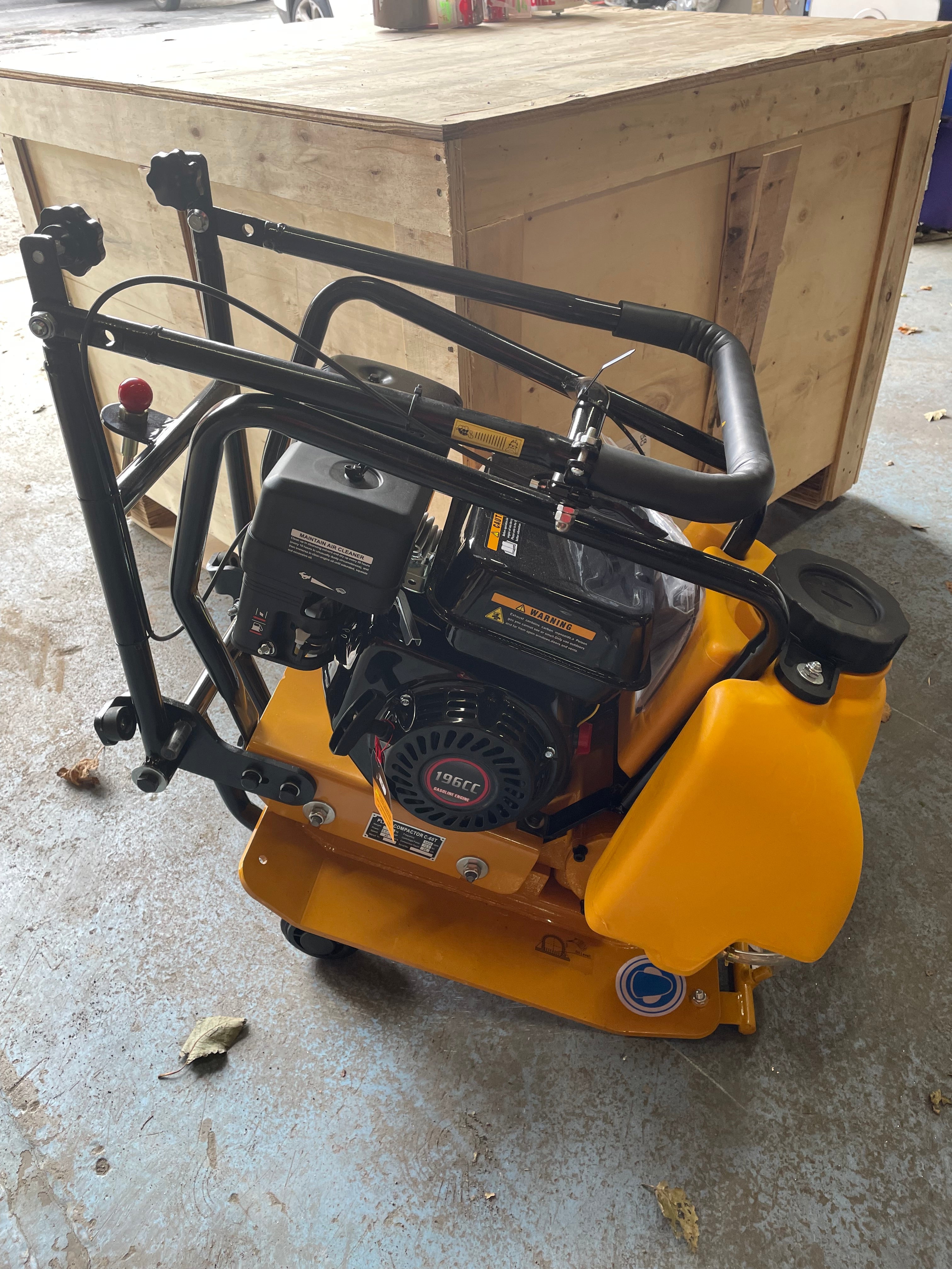 C60 Wacker Plate Compactor with Wheels & Water Tank