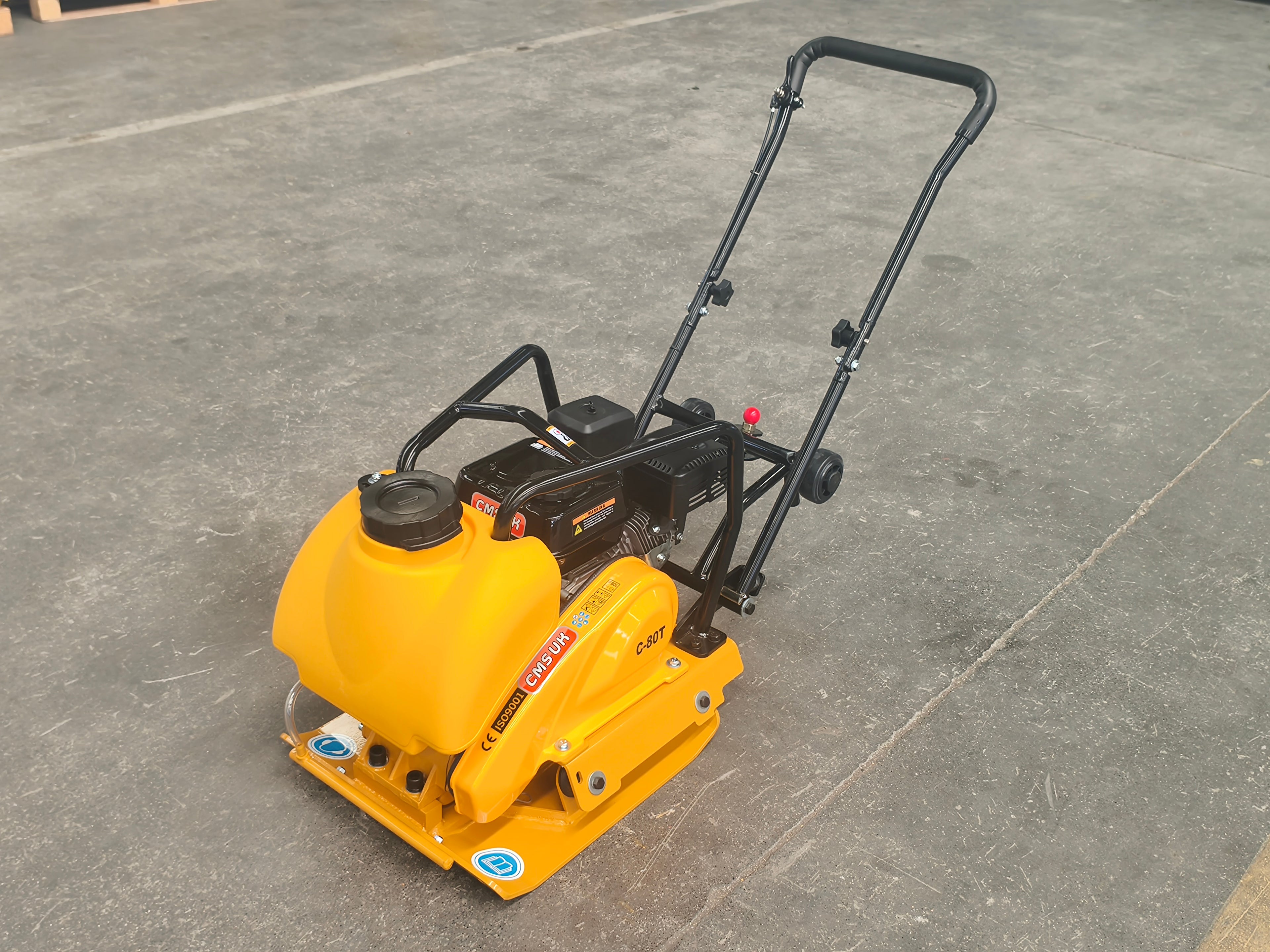 C80 Wacker Plate Compactor with Wheels & Water Tank