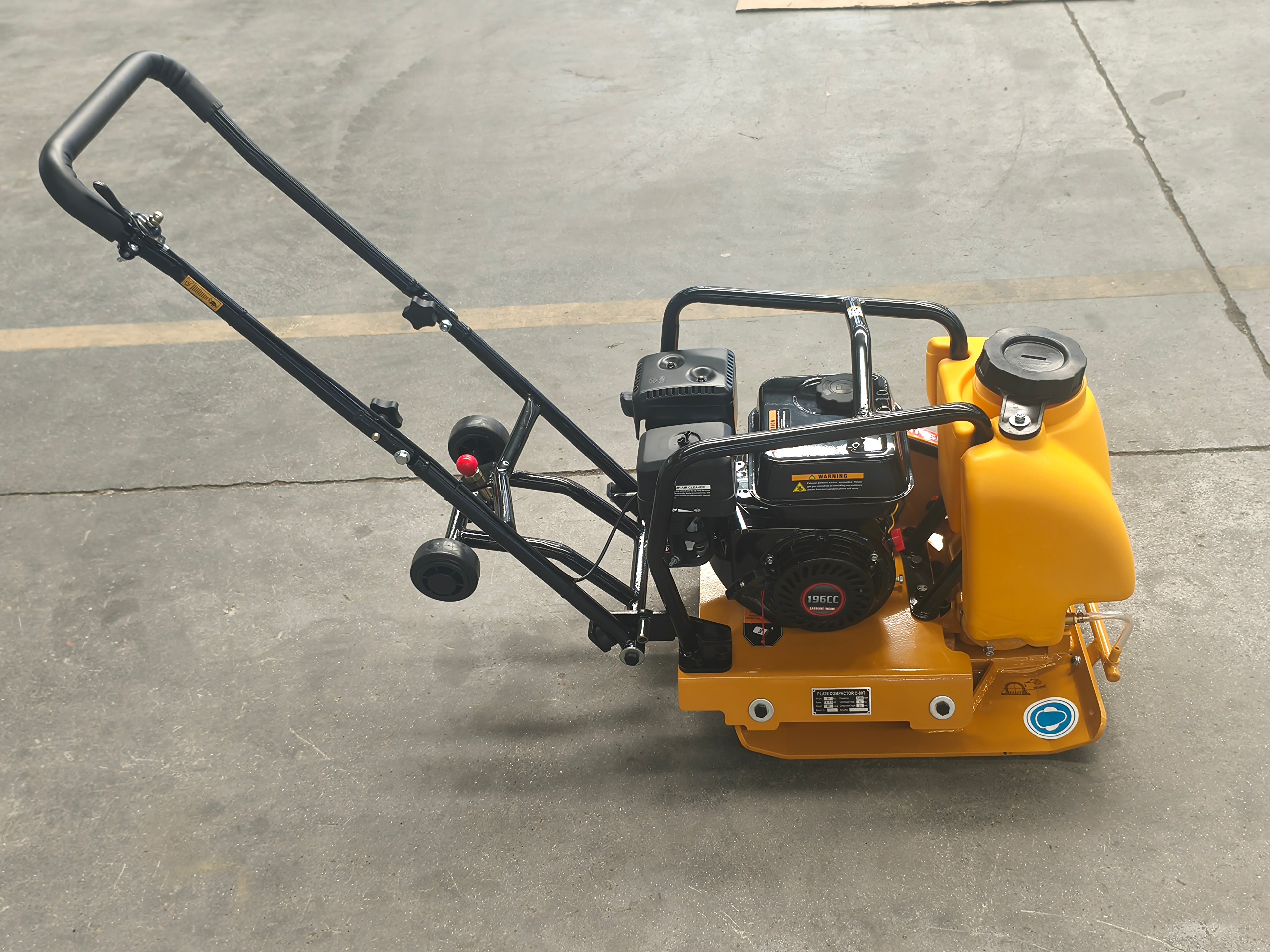 C80 Wacker Plate Compactor with Wheels & Water Tank