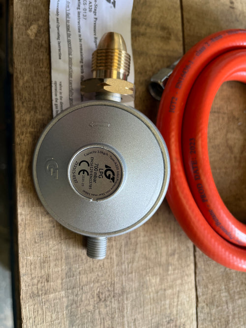10kW/15kW Gas Space Heater Regulator & Hose