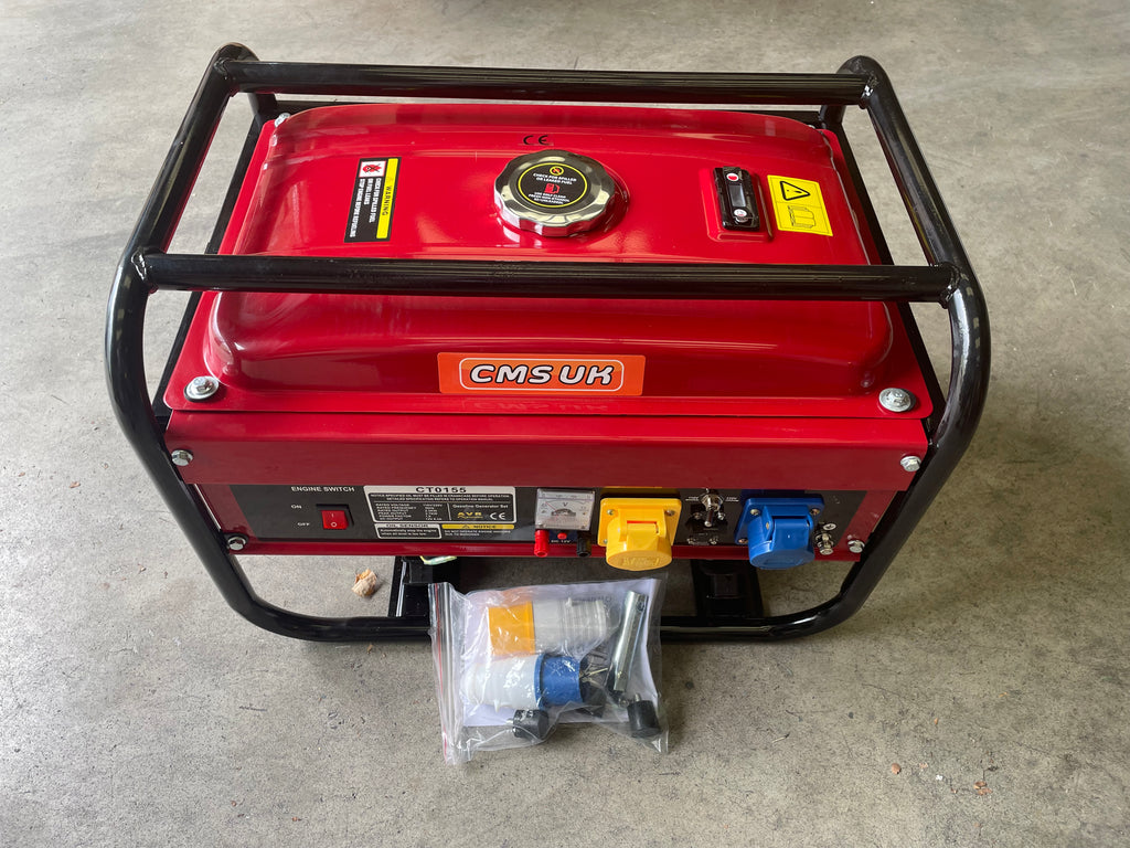 6.5hp Site Generator 110/240v