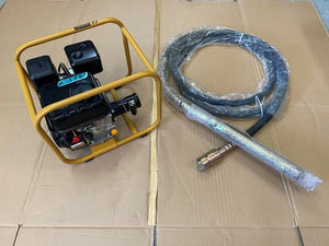 5.5hp Petrol Vibrating Poker in Square Frame with 6m Flex - 60mm