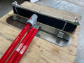 Complete Bull Float Kit - 3x Handles - Pitch Control - 1200 x 120 Steel (With Brush)
